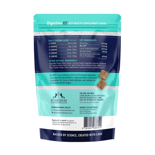 Digestive-K9 Chews - Poseidon Animal Health